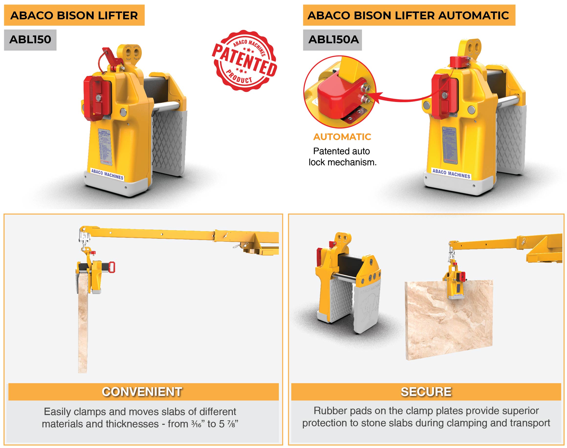 Abaco bison lifter ABL150