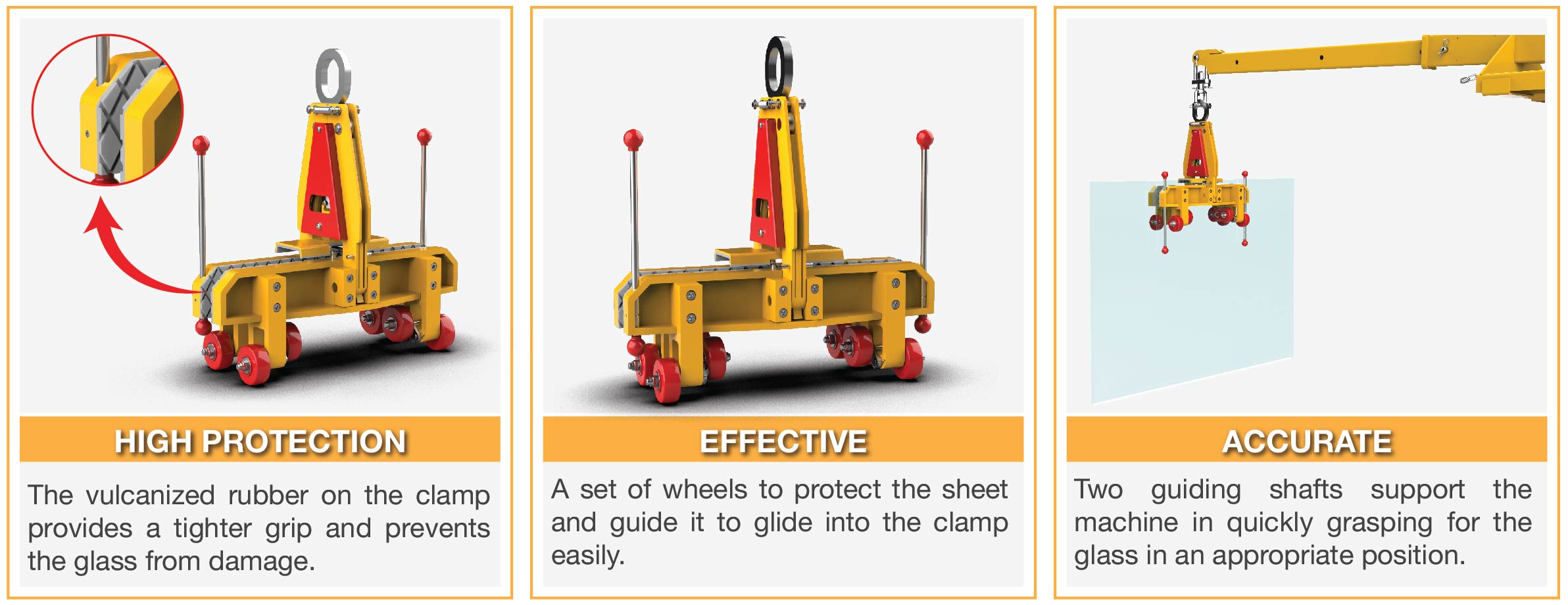 Abaco glass lifter AGL28 spec