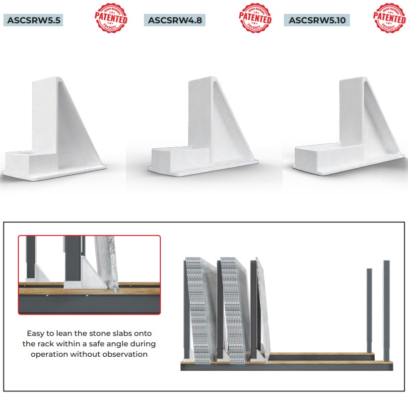 ABACO SAFETY CORNER SLAB RACK WEDGE – ASCSRW5.5; ASCSRW4.8; ASCSRW5.10