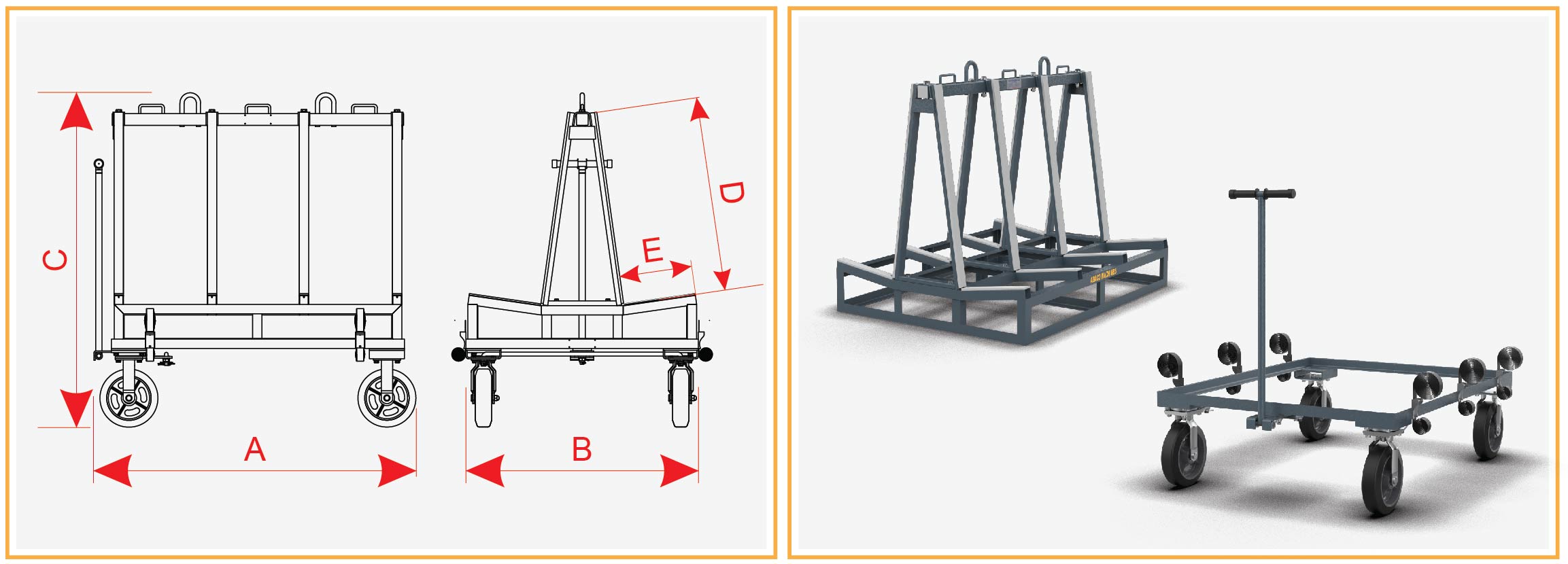 Abaco demountable frame ADF4932 3