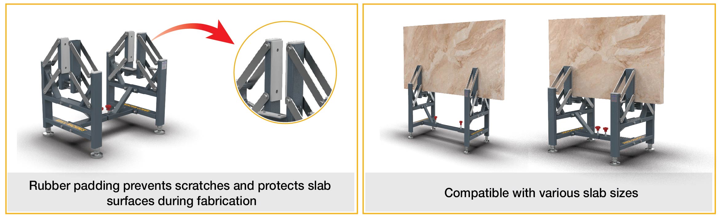 ABACO EDGE POLISHING STAND – AUTO LOCK – EPS60AL 8 Abaco polishing stand EPS60AL 1