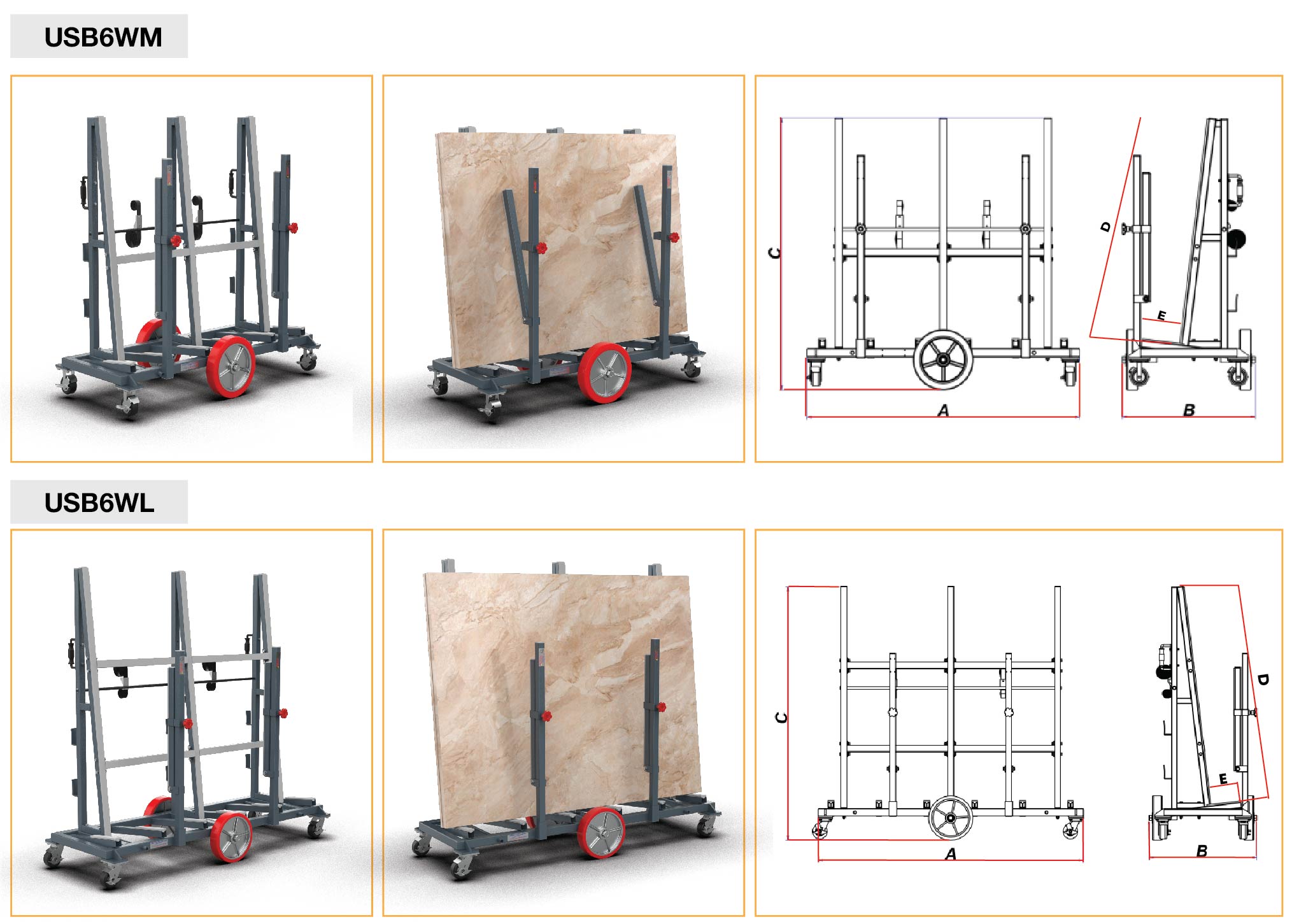 Abaco slab buggy USB6WL USB6WM