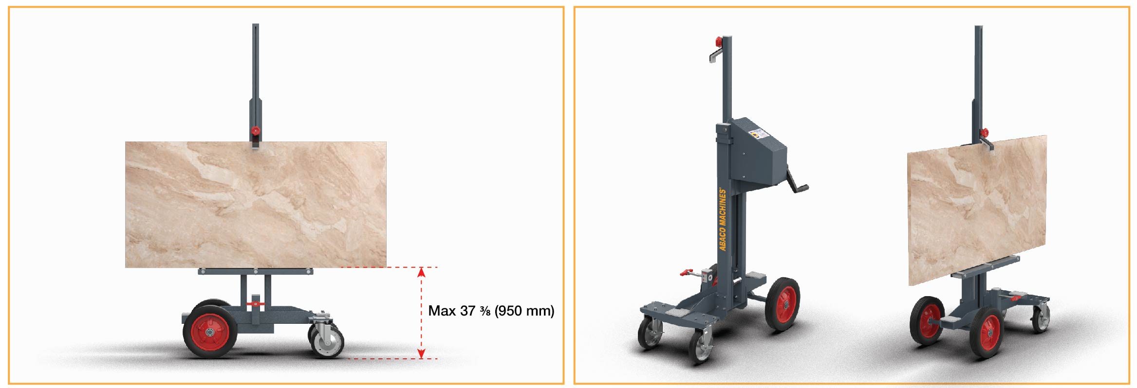 Abaco slab cart EHC3541