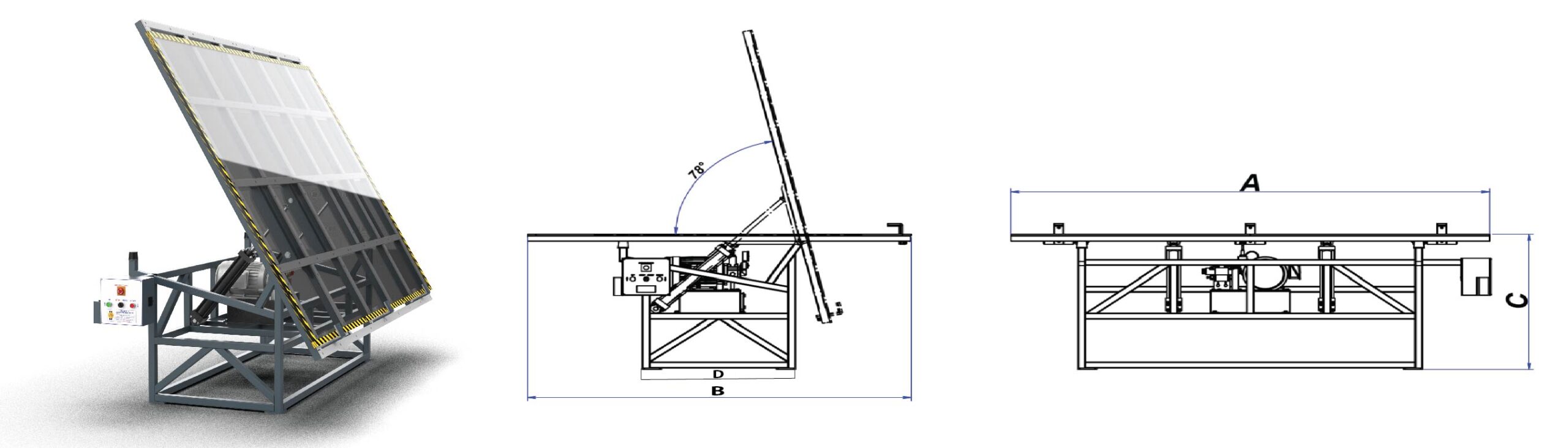 ABACO TILT GLASS CUTTING TABLE - TGCT9878 8 Abaco tilt glass cutting table TGCT9878 1 2 scaled