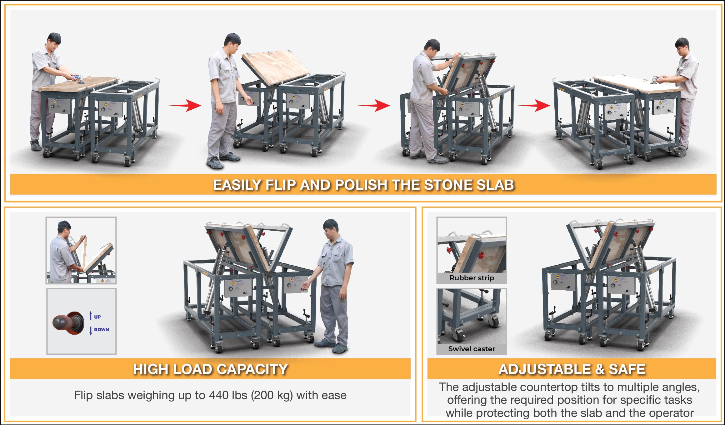 Abaco flip table APFT7422 1 1
