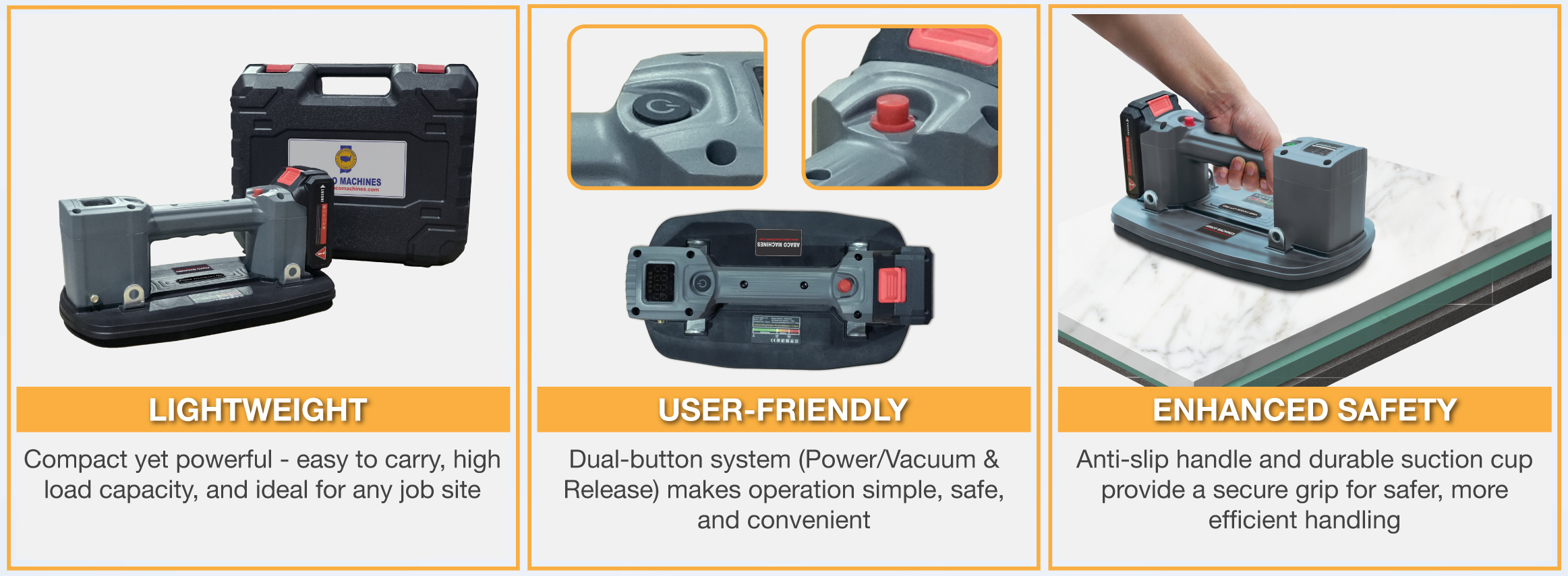 ABACO POWER VACUUM LIFT PRO APVL300-PRO 12 Abaco power vacuum lift pro APVL300 PRO